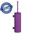 MERIDA STELLA VIOLET LINE wall-mounted toilet brush, long "TUBE" with a lid, violet